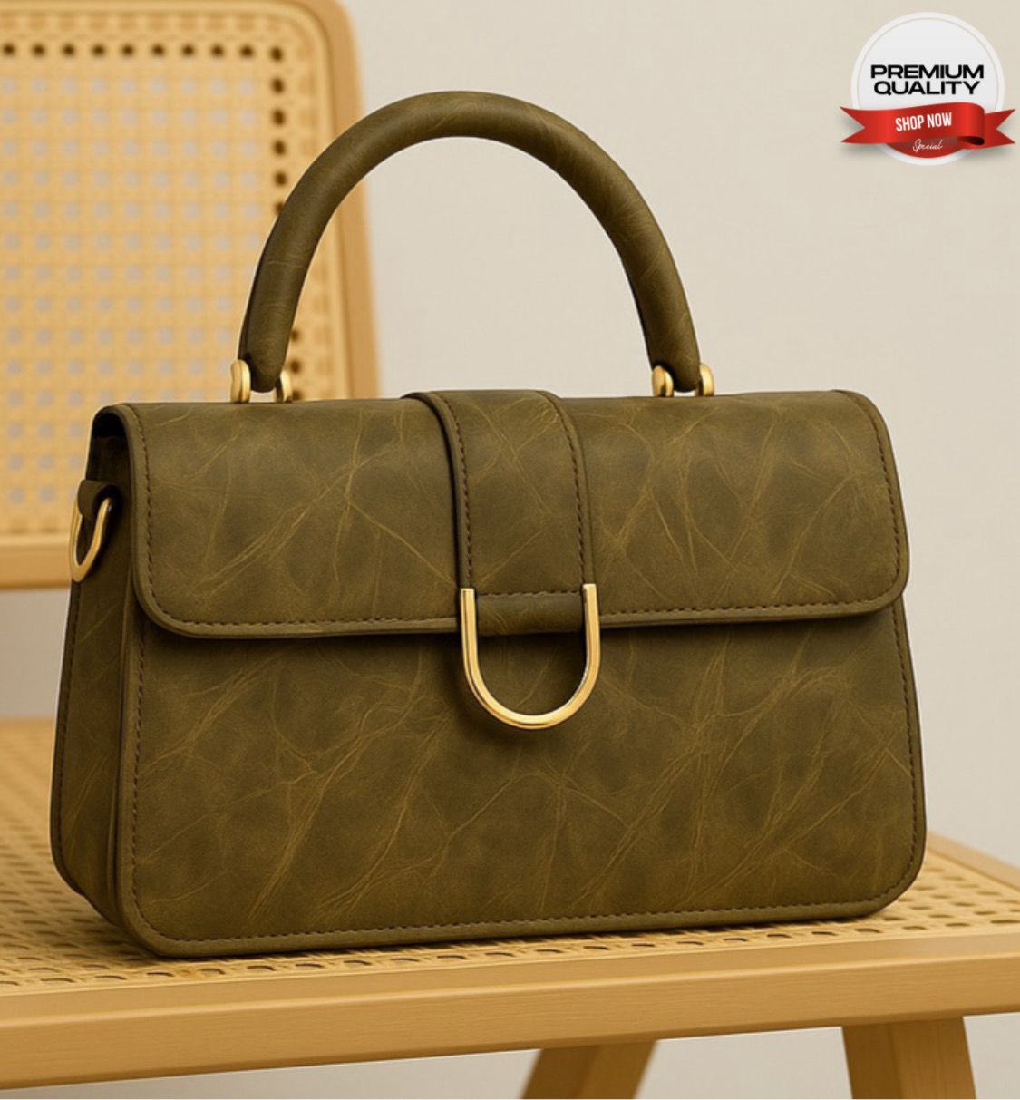 Premium PU Leather Shoulder Bag